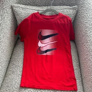 Nike Kids Red Graphic T-Shirt